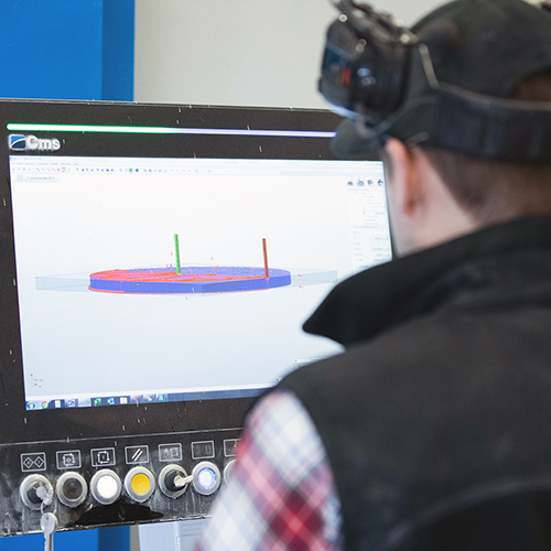 Programmering av CNC-maskin för natursten